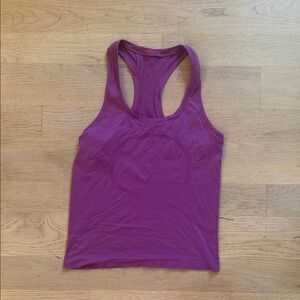Lululemon Cropped Racerback Tank Top
